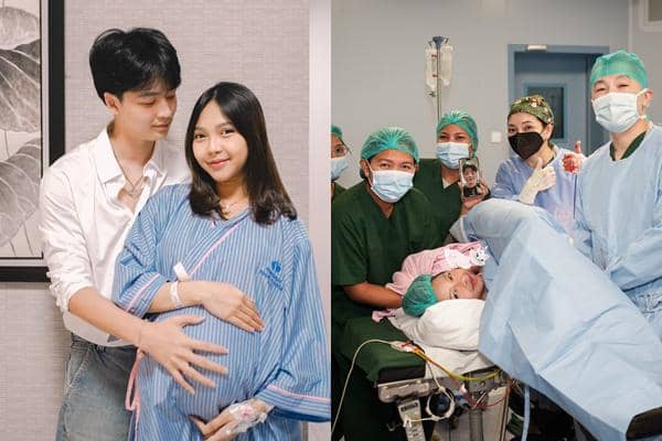 7 Potret Meyden Melahirkan Anak Pertama, Wajah Bayi Masih Dirahasiakan