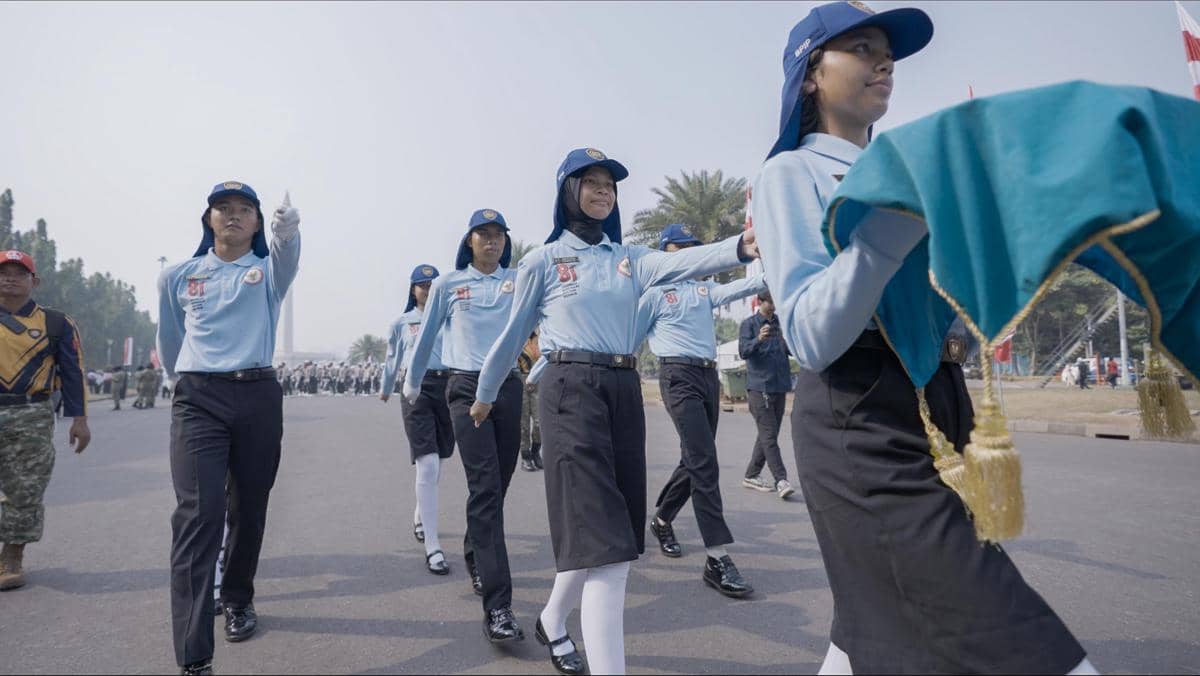 Salah seorang siswa dari Sekolah Rakyat dari Polewali Mandar, Ismi Ulfaida terpilih sebagai salah satu anggota Paskibraka 2026 (dok. Kemenso