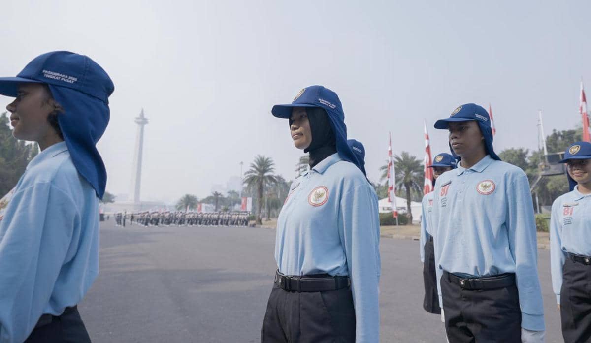 Salah seorang siswa dari Sekolah Rakyat dari Polewali Mandar, Ismi Ulfaida terpilih sebagai salah satu anggota Paskibraka 2026 (dok. Kemenso