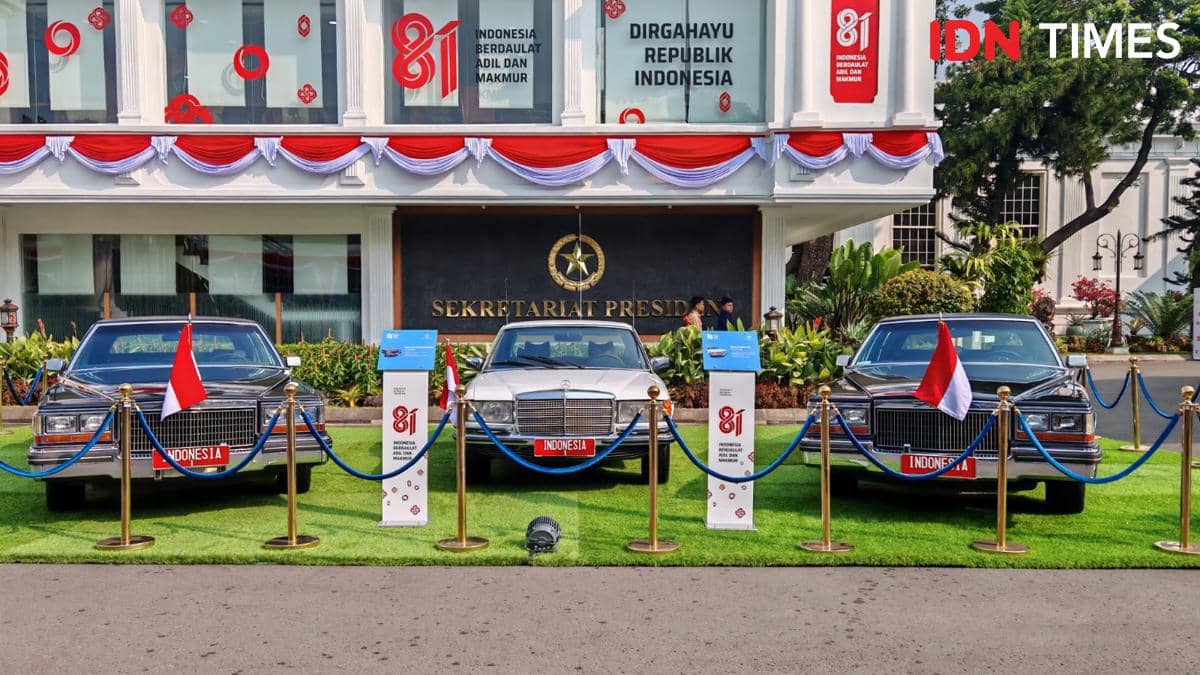 Penampakan Mobil RI-1 Eks Soeharto, Habibie, Gus Dur Mejeng di Istana