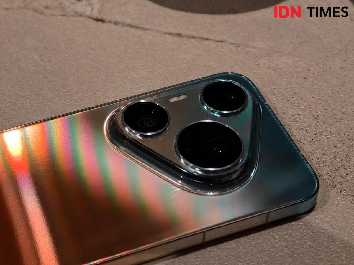 Tampilan Huawei Pura 90s Pro Max, ponsel pintar yang menjadi subjek dalam dokumentasi oleh IDN Times.
