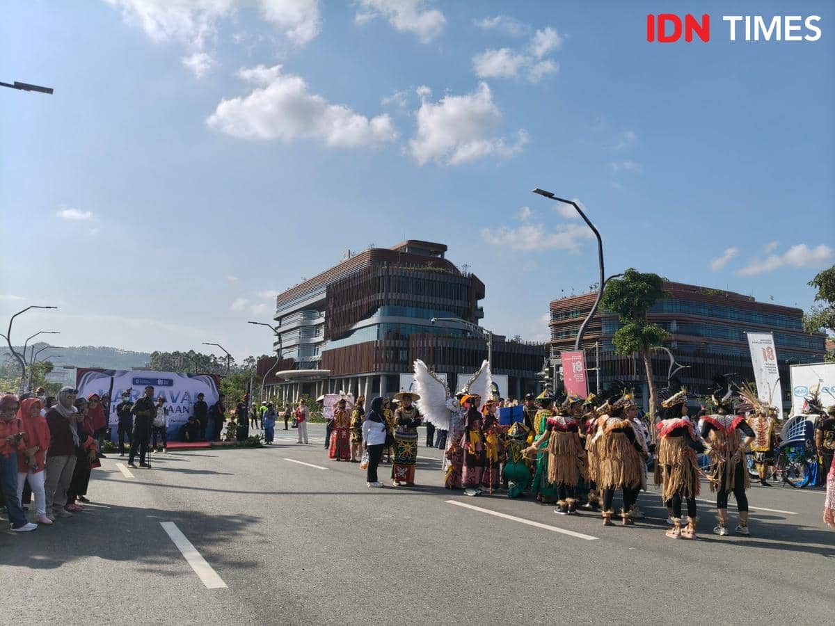 Potret Karnaval Kebudayaan, IKN, Kalimantan Timur