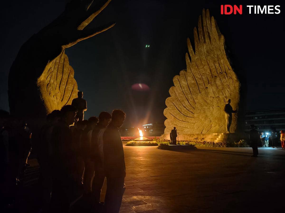 Potret Upacara Renungan Malam di IKN, Kalimantan Timur