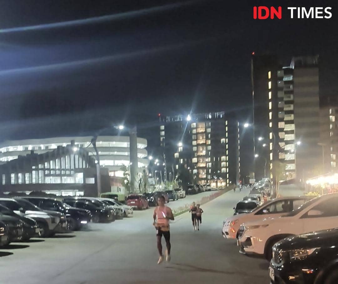 Potret Merdeka Night Run, IKN, Kalimantan Timur