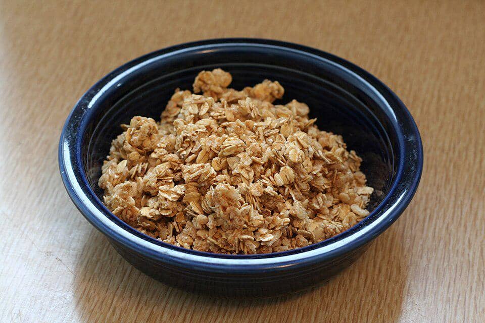 ilustrasi sajian granola