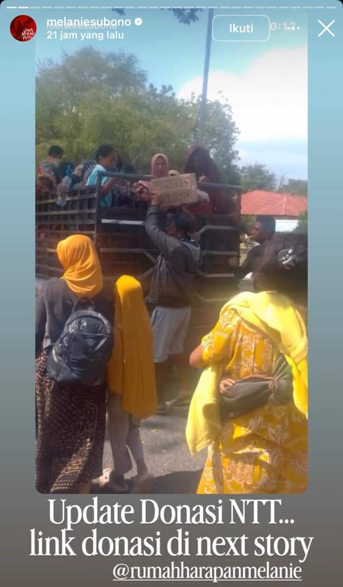 Potret Melanie Subono yang dibagikan melalui akun Instagram miliknya, sebagaimana tercantum pada keterangan.