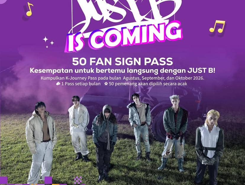 Cara Ikut Fansign JUST B di Jakarta Oktober 2026, Hanya untuk 50 Fans