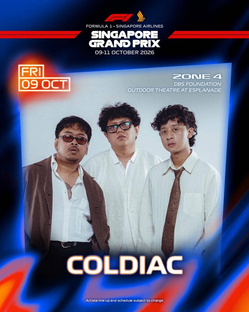 Potret COLDIAC yang diunggah melalui akun Instagram @f1nightrace sebagai kredit visual publikasi.
