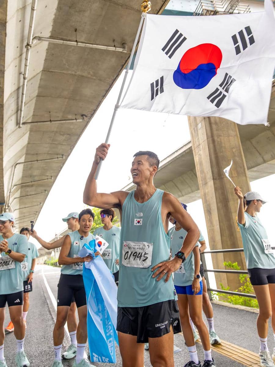 potret Jinusean ikut maraton 815 Run