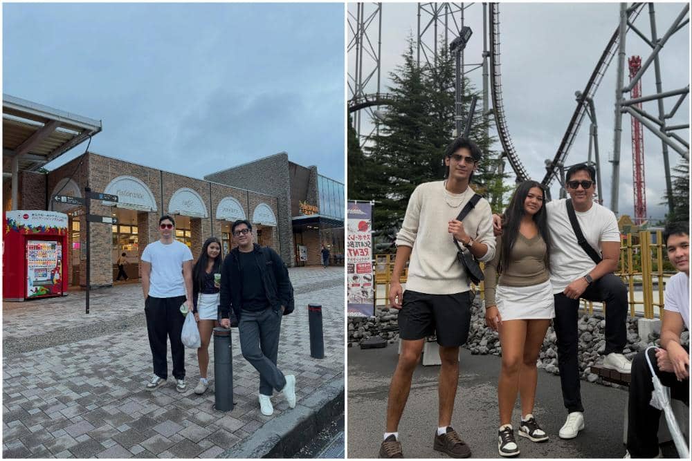 10 Potret Andre Taulany Liburan di Jepang Bareng Buah Hati