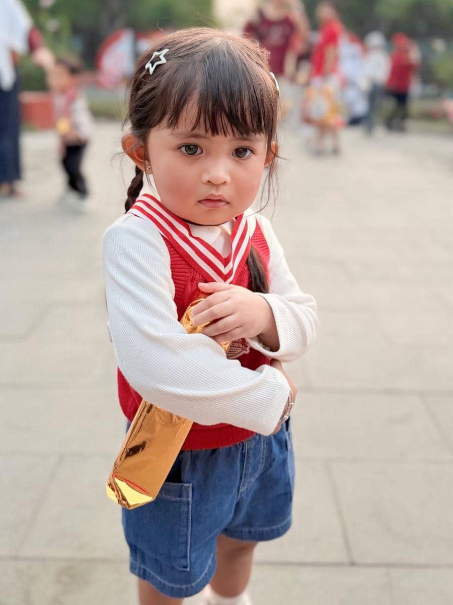 Cunda anak Denny Caknan ikut lomba Agustusan di sekolah