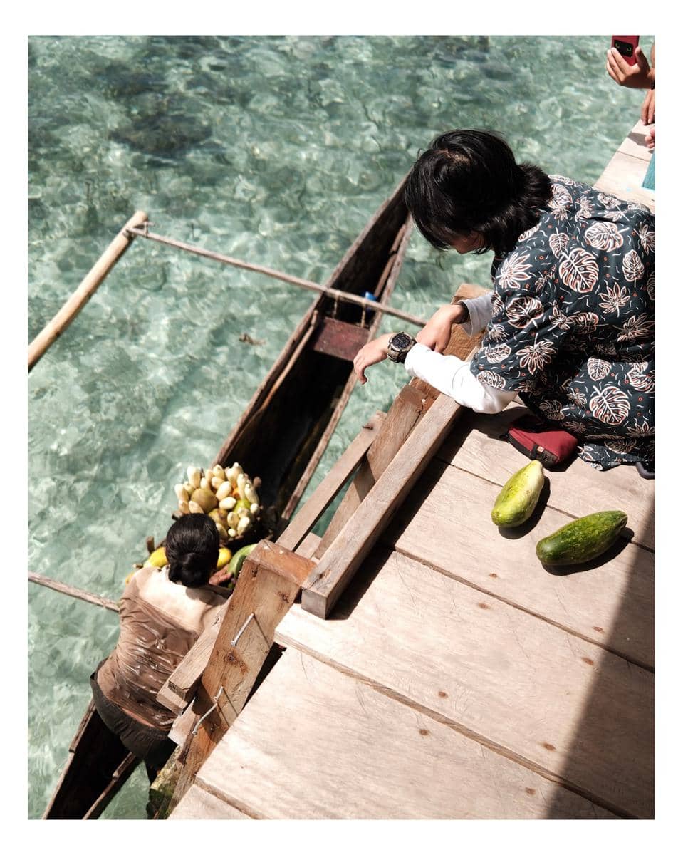 Bella Graceva saat menikmati liburan di Pulau Togean