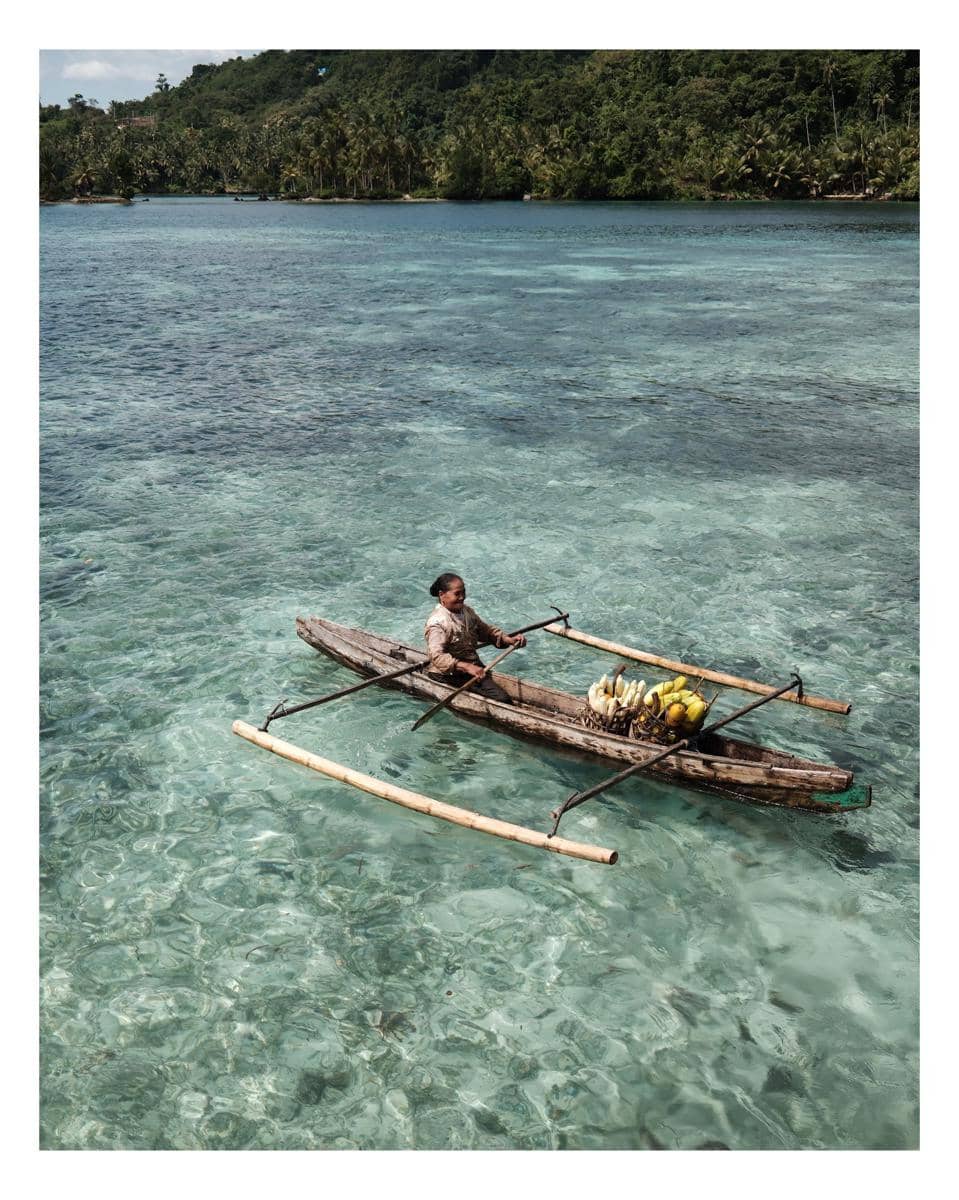 Bella Graceva saat menikmati liburan di Pulau Togean