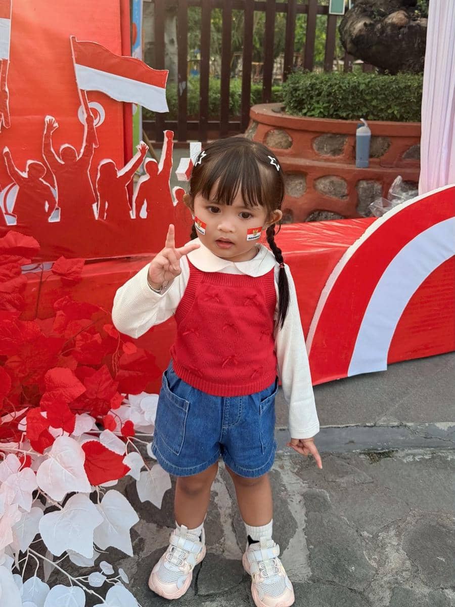 Cunda anak Denny Caknan ikut lomba Agustusan di sekolah