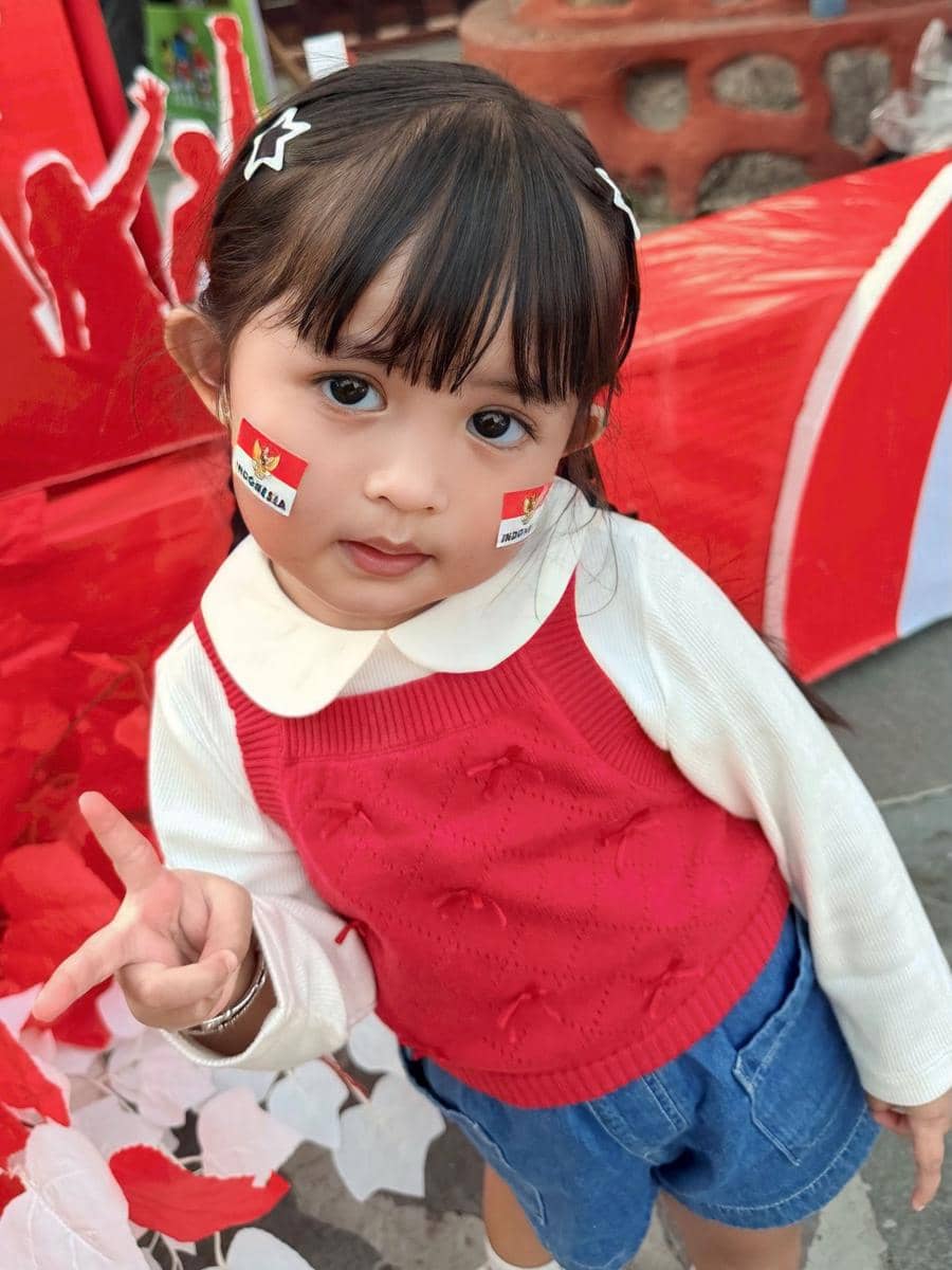 Cunda anak Denny Caknan ikut lomba Agustusan di sekolah
