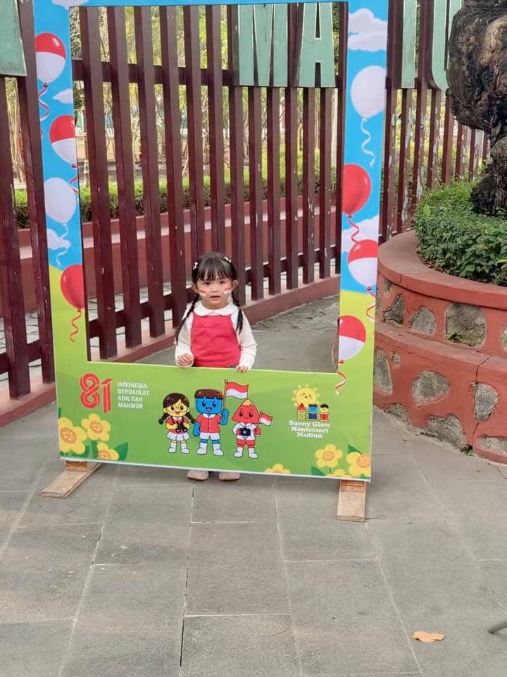 Cunda anak Denny Caknan ikut lomba Agustusan di sekolah