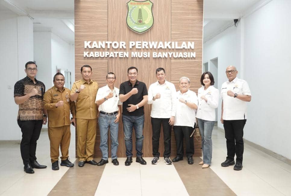 Bupati Muba bersama KADIN Sumsel saat membahas investasi pabrik biomassa sawit di Sungai Lilin.