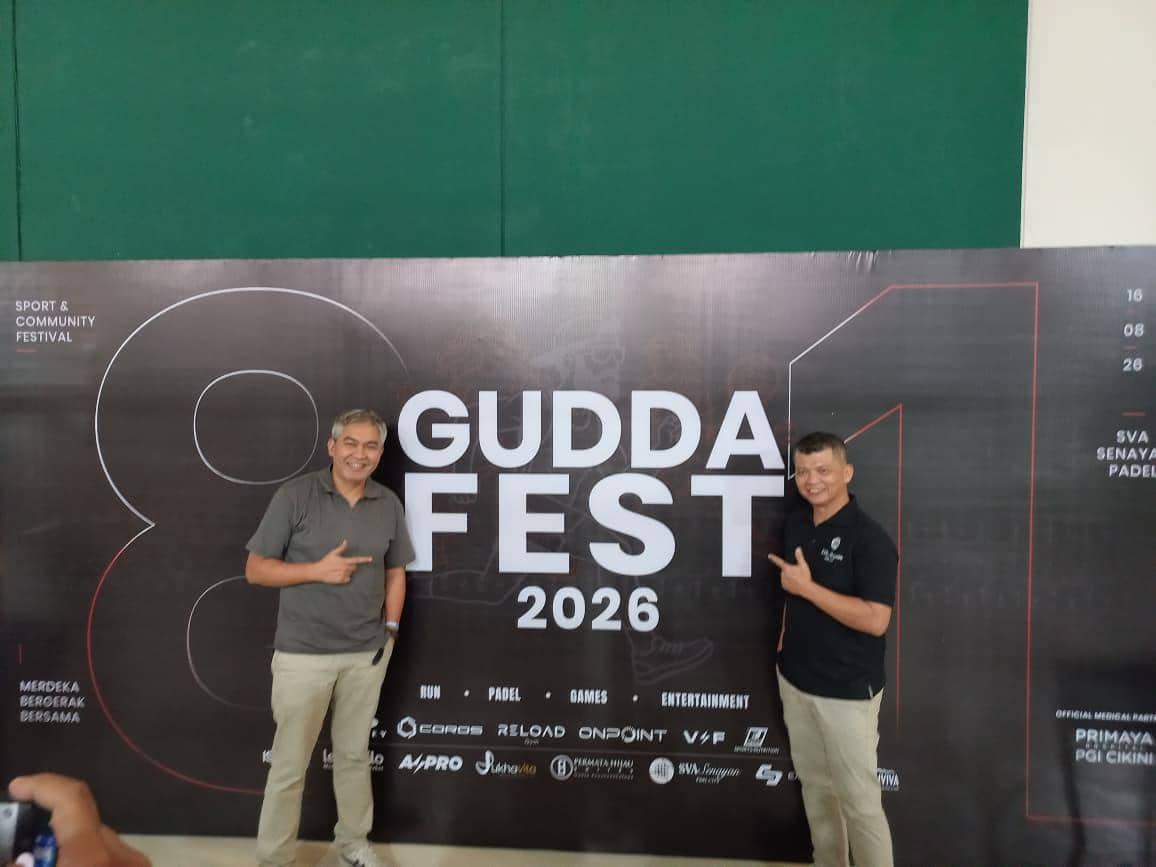 Suasana pelaksanaan Gudda Fest 2026 di Jakarta yang diabadikan dalam dokumentasi resmi penyelenggara acara.