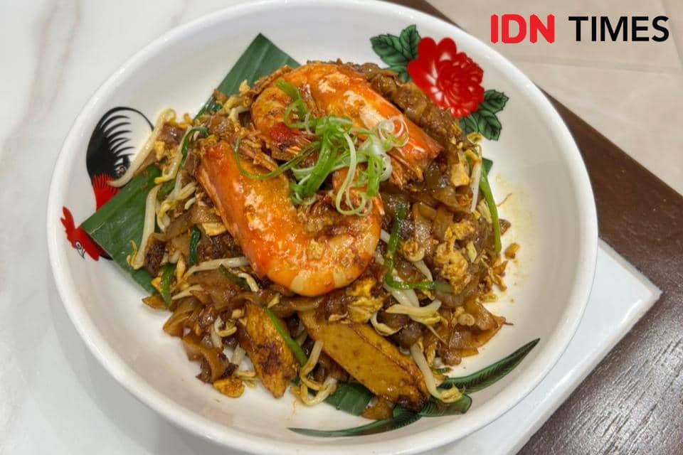 Potret menu Char Kuey Teow di Oriental Kopi Malaysia