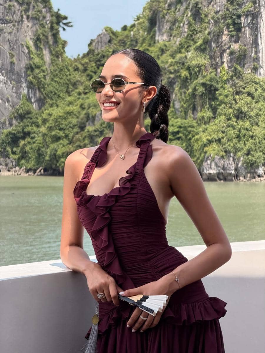 Potret Opal Suchata Jelang Akhir Masa Jabatannya Sebagai Miss World 2025