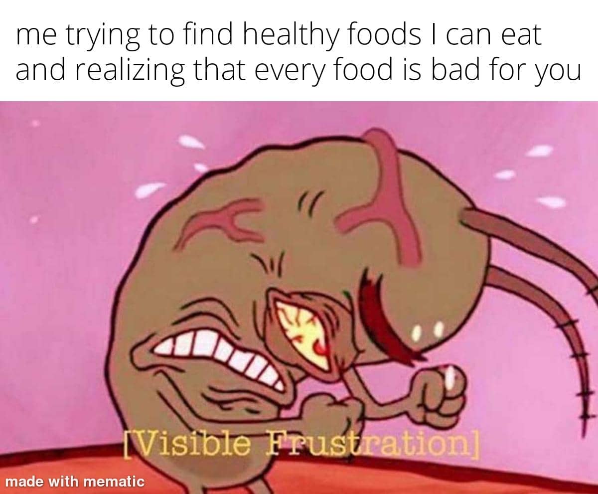meme SpongeBob tentang menurunkan berat badan