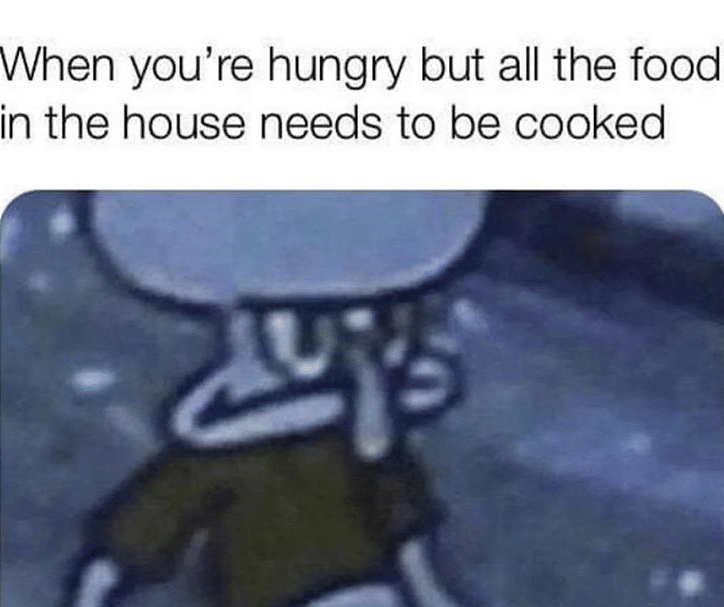 meme SpongeBob tentang menurunkan berat badan