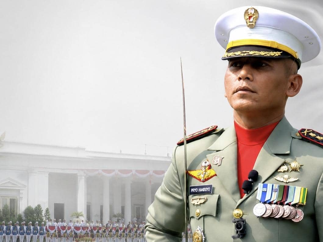 Dandim Semarang Priyo Handoyo Pimpin Upacara 17 Agustus di Istana