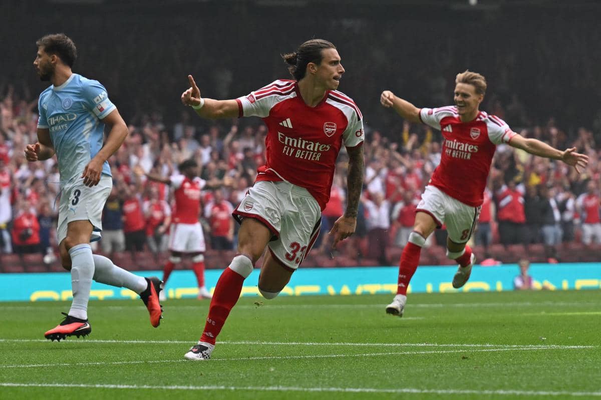 Cetak Gol Kilat untuk Arsenal, Calafiori Cetak Sejarah
