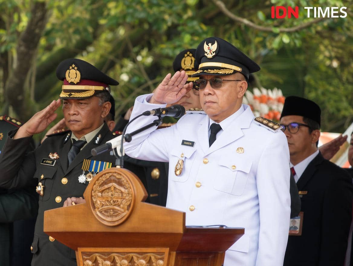 Bupati Banyumas Sadewo Tri Lastiono menyampaikan pentingnya keadilan dan kemakmuran bagi seluruh warga.
