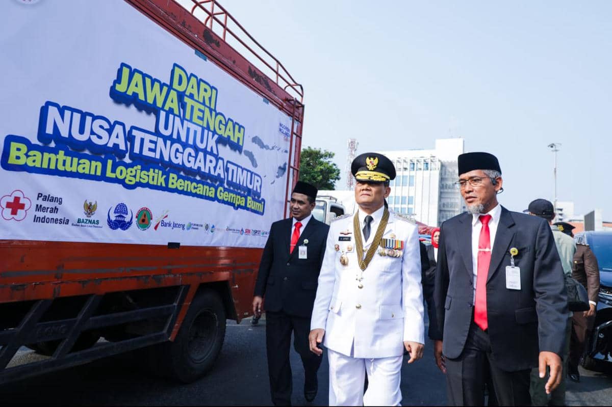 Peduli Gempa NTT, Jateng Kirim 16 Personel dan Ribuan Paket Logistik