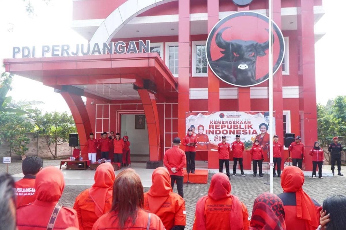 HUT 81 RI, PDI Perjuangan Lampung Kirim Doa untuk Korban Gempa NTT