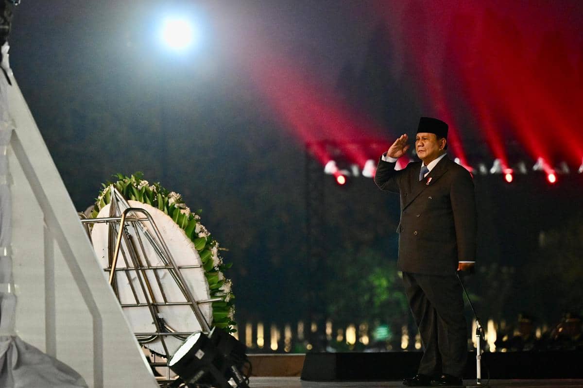 Prabowo Pimpin Ziarah Nasional dan Renungan Suci di TMP Kalibata