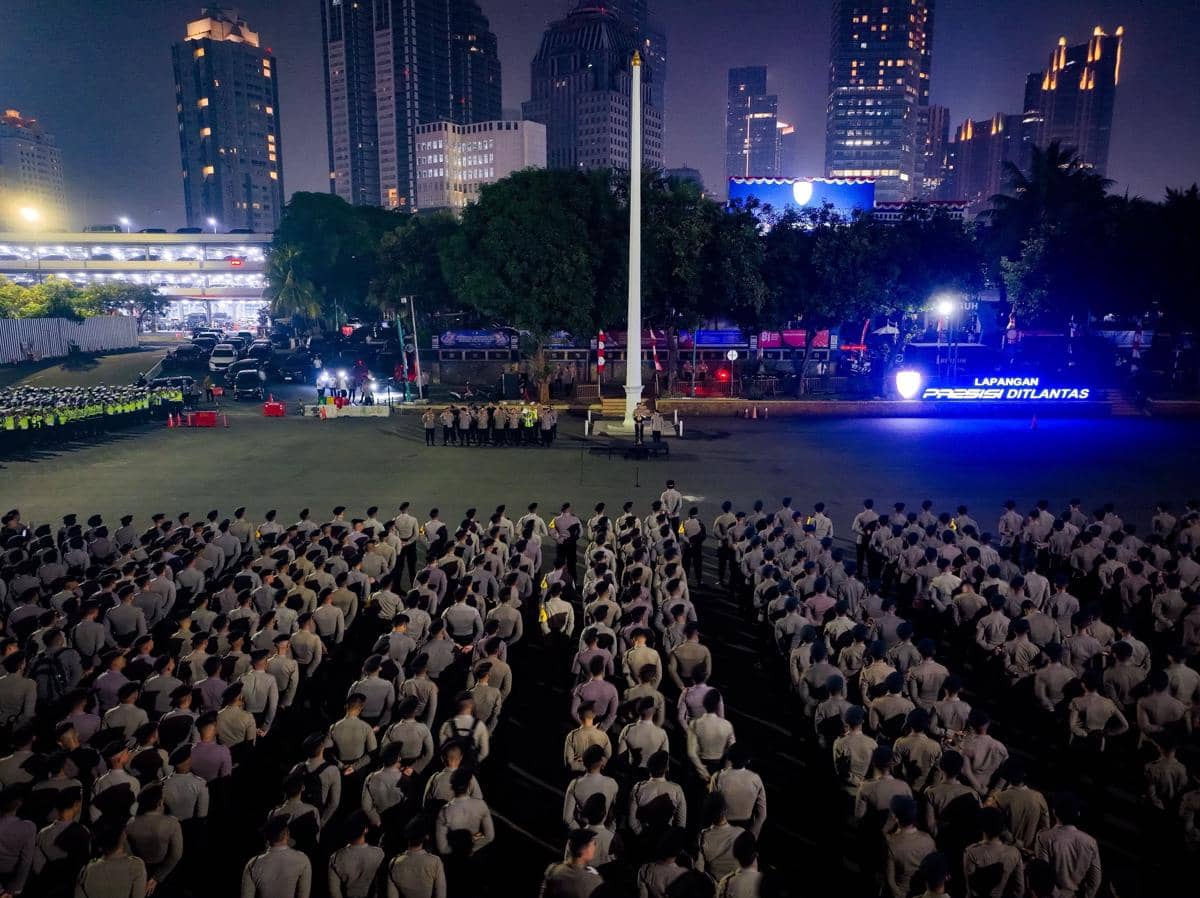 13.859 Personel Gabungan Amankan HUT ke-81 RI di Jakarta