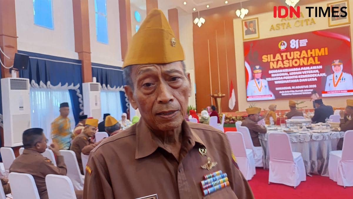 Potret Mayor Purnawirawan TNI Bambang Riadi dalam dokumentasi karya Asrhawi Muin untuk IDN Times.