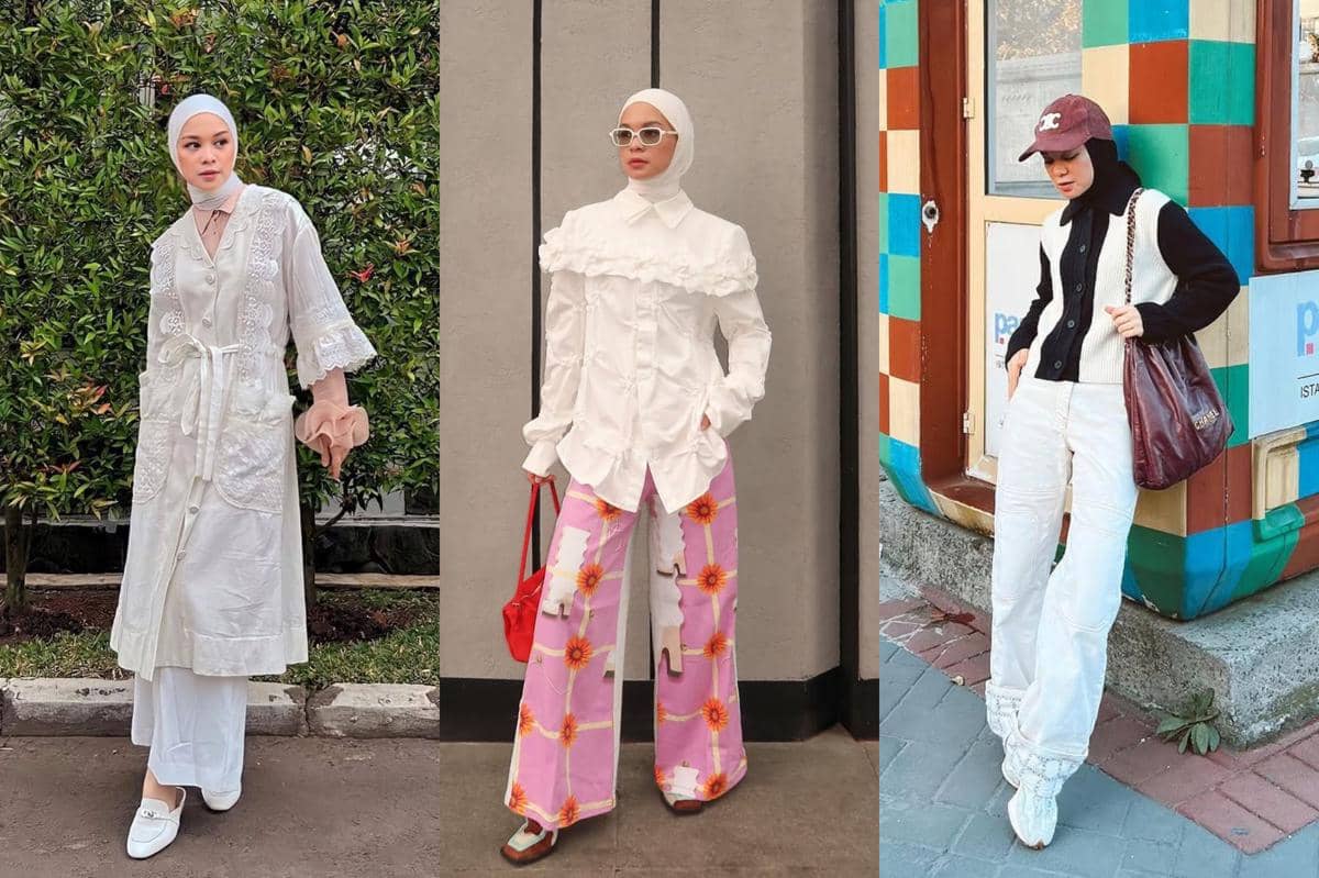 9 OOTD Nuansa Putih ala Tantri Namirah, Clean dan Effortless!