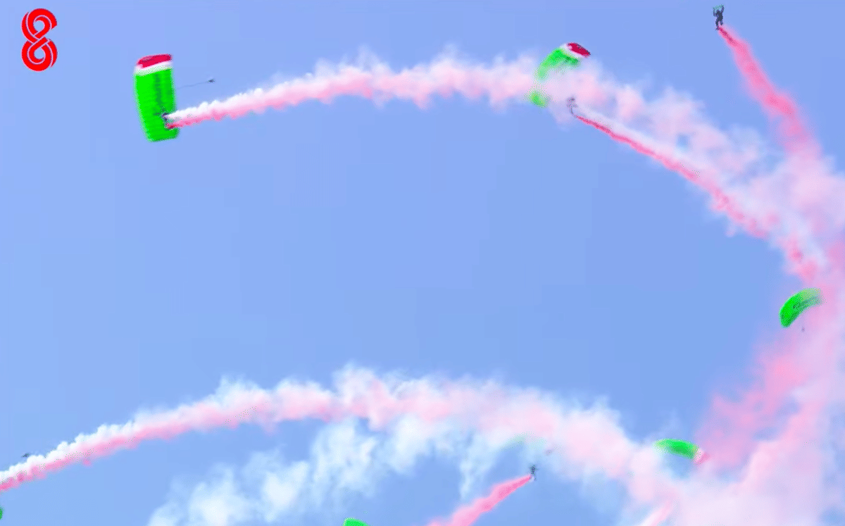 17 Penerjun Kopassus Ramaikan HUT ke-81 RI Lewat Victory Jump