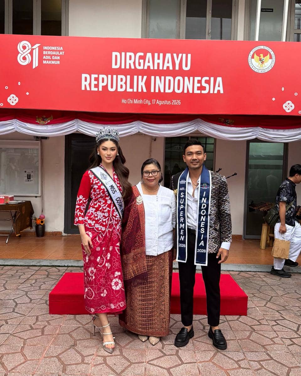 Karina Moudy, Puteri Indonesia Pariwisata 2026 rayakan HUT RI ke-81 di Vietnam