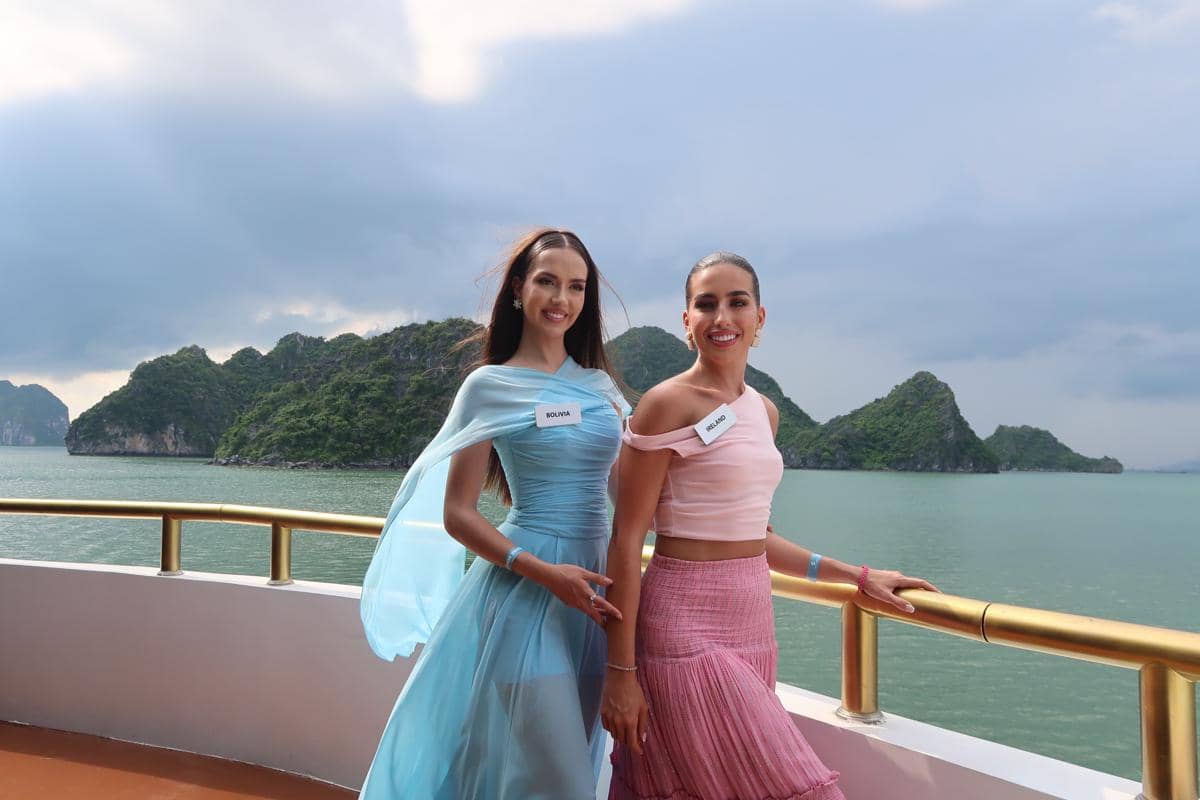 potret kontestan Miss World 2026 di kapal pesiar