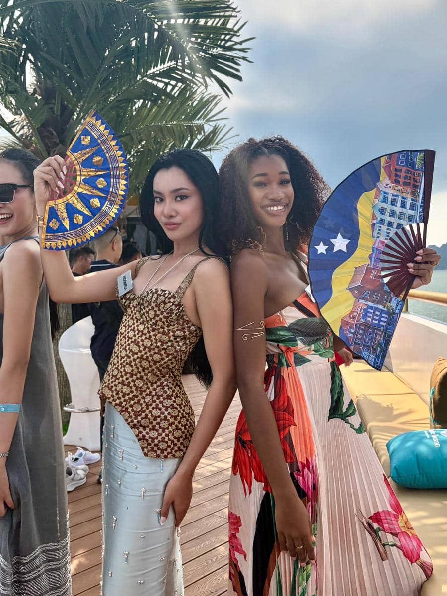 potret kontestan Miss World 2026 di kapal pesiar 