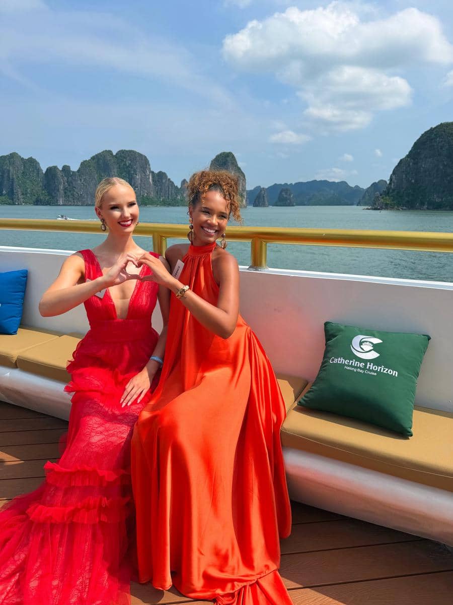 potret kontestan Miss World 2026 di kapal pesiar 