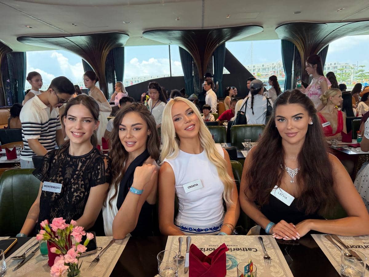 potret kontestan Miss World 2026 di kapal pesiar 