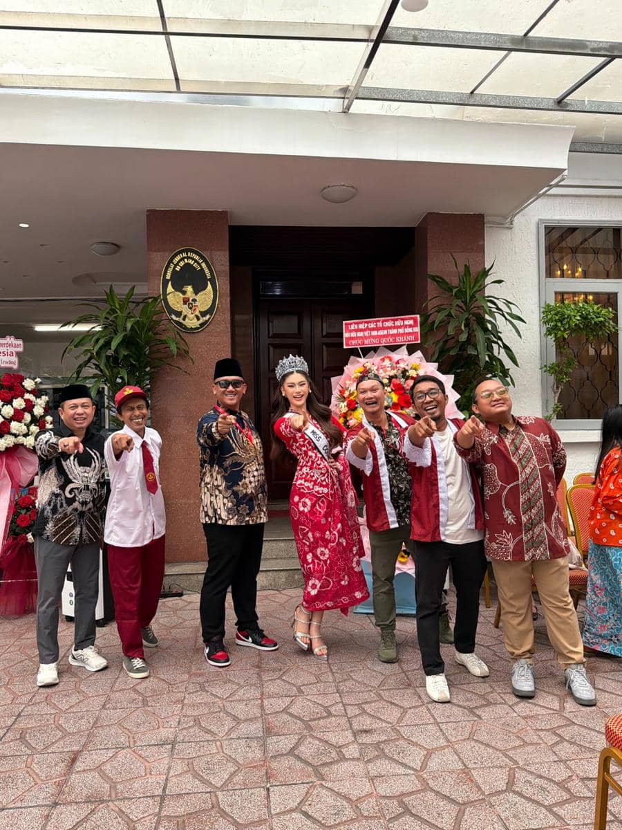 Karina Moudy, Puteri Indonesia Pariwisata 2026 rayakan HUT RI ke-81 di Vietnam