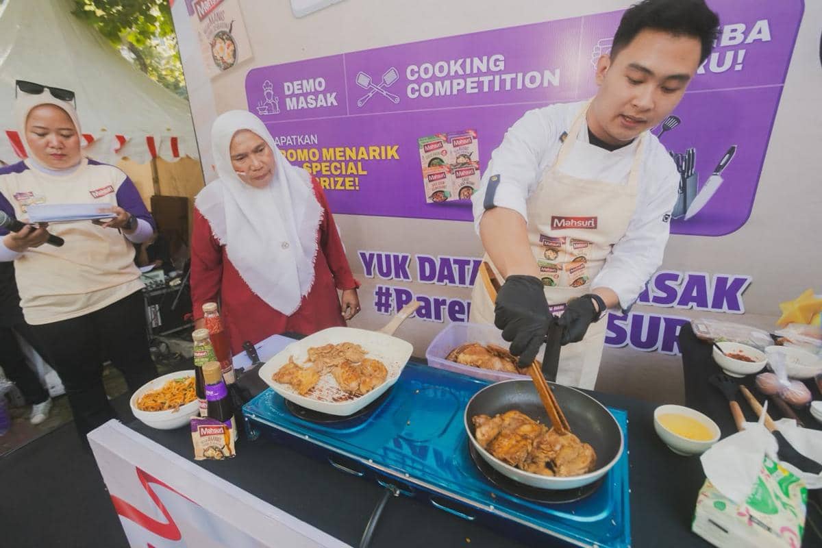 Ratusan Ibu-ibu Meriahkan Event 'Merdeka Masaknya, Enaknya Valid' dari Mahsuri