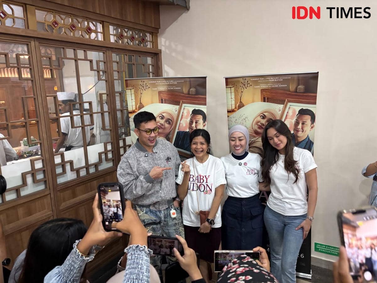 Special screening Film Baby Udon di Plaza Ambarrukmo, Senin (17/8/2026). (IDN Times/Herlambang Jati Kusumo)