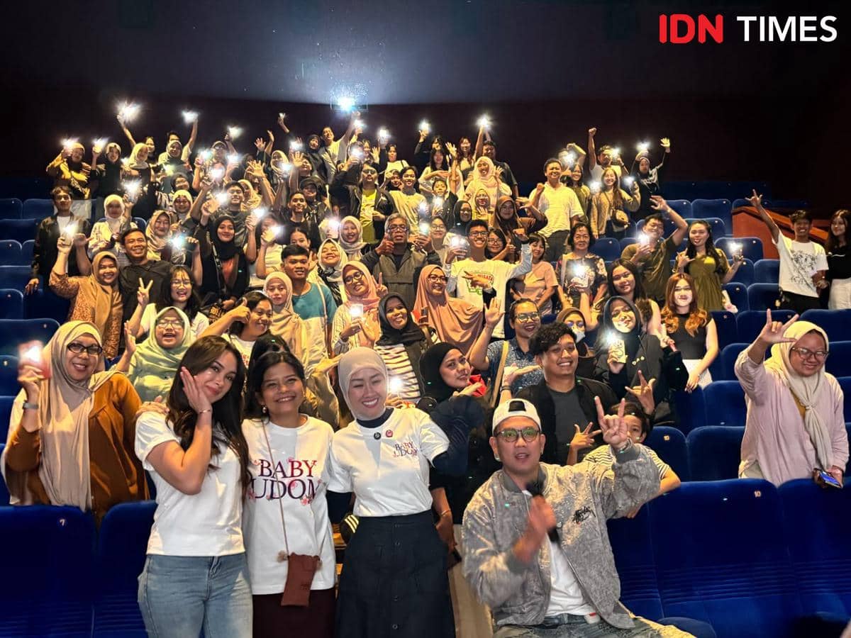 Special screening Film Baby Udon di Plaza Ambarrukmo, Senin (17/8/2026). (IDN Times/Herlambang Jati Kusumo)
