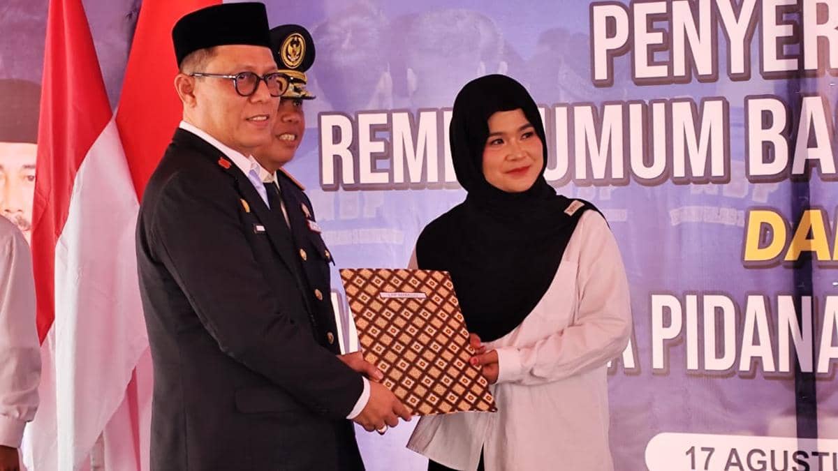Penyerahan remisi HUT RI bagi narapidana di Sulawesi Barat, Senin (17/8/2026). Dok. Istimewa
