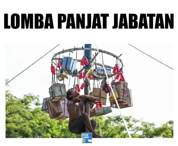 8 Meme Lomba 17-an Versi Oknum Pejabat Konoha, Gak Layak Ditiru?