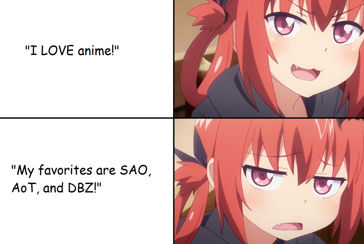 meme anime tentang orang emosian