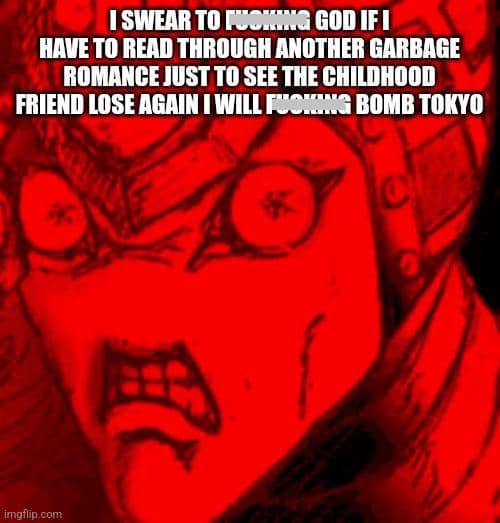 meme anime tentang orang emosian