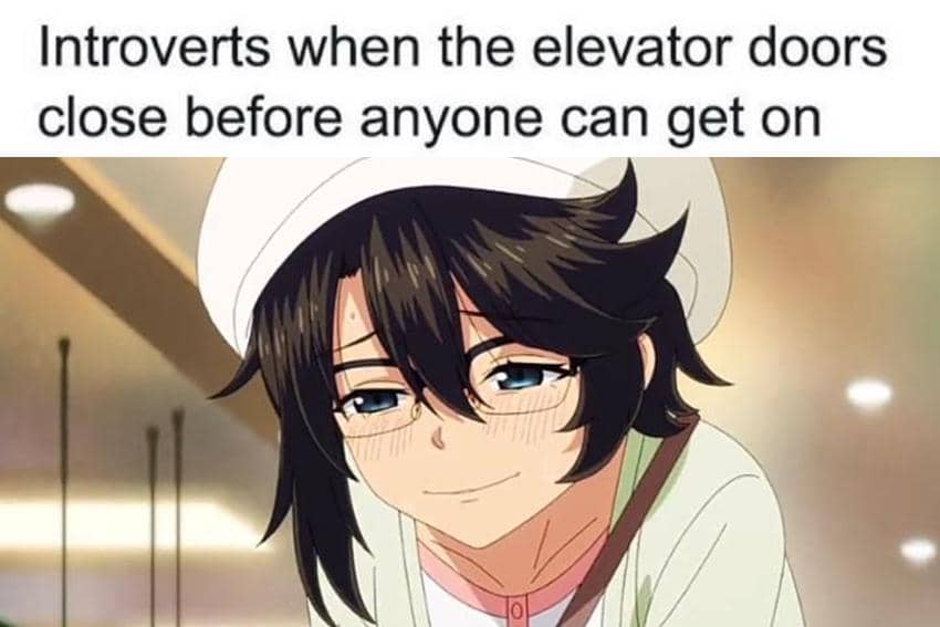 8 Meme Anime tentang Introver, Malas Ketemu Orang Banyak